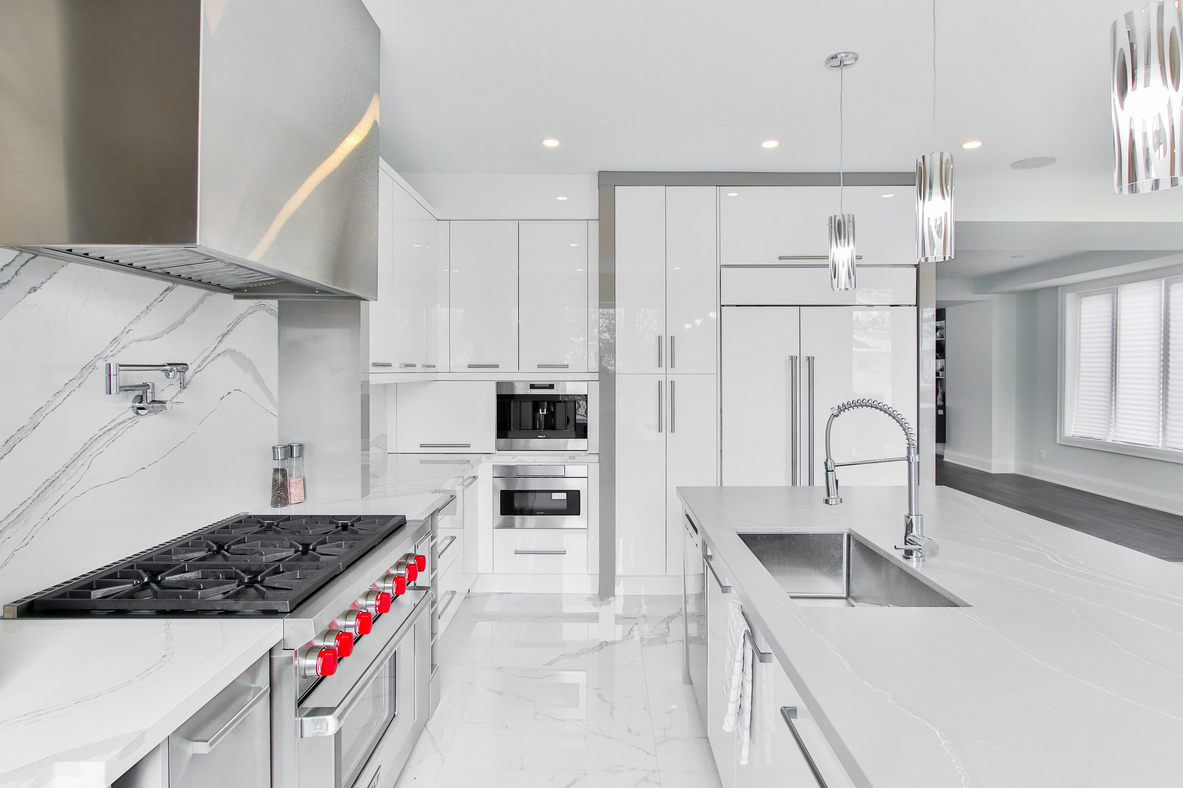 Sparkling clean kitchen